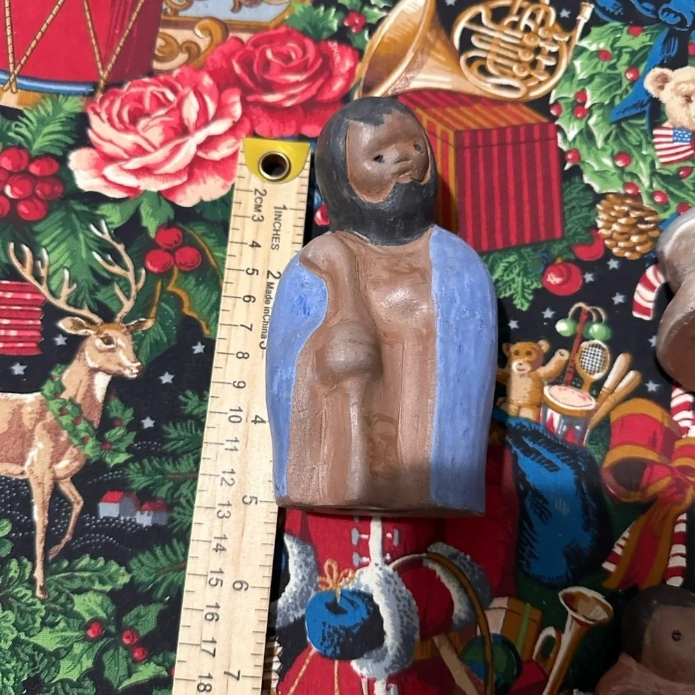VINTAGE hand Made In Chile Nativity Set - Picture 3 of 5